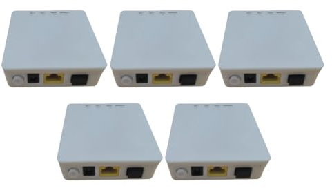 Ptdfjspt Routé pour HG8310M XPON GPON EPON ONU HG8010H Port Adapté au Routeur Terminal FTTH de Classe Fibre, Prise UE, Installation Facile et