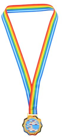 GOOHOCHY Goldene Schwimmmedaille Mit Halsband Für Junge Mädchen Auszeichnung Für Schwimmwettkämpfe Trophäe Für Schülerveranstaltungen Langlebige Und Robuste Medaille Als Erinnerungsstück