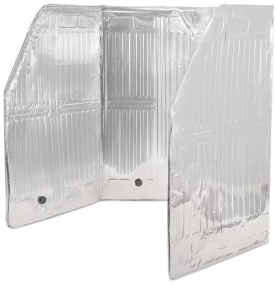 CAPASTEC Paraspruzzi di Grasso, Copertura Antispruzzo Pieghevole per Cucina, Copertura Anti Schizzi all'Olio in Alluminio, Paraspruzzi per Piano Cottura, 120x50cm, tonalità Argento