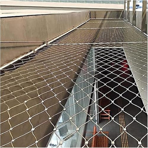 Rete a corda flessibile in acciaio inox Rete di recinzione in acciaio inossidabile, resistente, con connessioni a scatto, fori for rete di recinzione intrecciata flessibile for giardino agricolo Rete