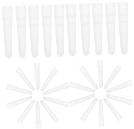 BESTYASH Embouts de Protection pour Pinces à Épiler Droits 100 Pcs Plastique Transparent Antidérapant Protège-pointe Sécurité Doigts Usage Réutilisable Domicile Travail Sport Plein Air