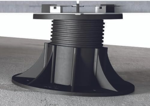 Heavy Duty Adjustable Pedestal Self Levelling Paving Risers for 28–225mm Ceramic Tiles Riser Supports 1600kg | Paving Tile Decking Outdoor Riser | (83mm - 133mm) (Pack of 10)