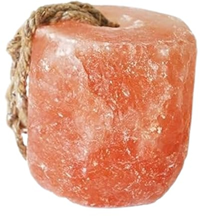Himalayan Salt Lick for Horses, Livestock– (3-4 lbs) Natural Mineral Salt Block for Goats, Cattle & Deer with Hanging Rope, Weather-Resistant and Great for Dear Hunting (Pack of 1)