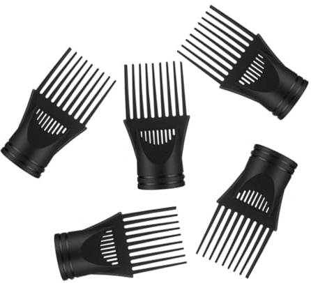 Alipis 5 pezzi Beccuccio per Asciugacapelli in Plastica Resistente Ugello Pettine per Styling Capelli Lisci e Brillanti Accessorio Professionale per Asciugatura e Modellatura