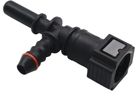 Connecteur de Tuyau de Carburant en T, Raccord Rapide de Ligne de Carburant pour Chauffage Diesel Diamètre Extérieur 7.89mm, Compatible avec Modèles Vauxhall Vivaro et Renault Trafic
