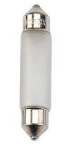 10 Pack 10 Watt T3 1/4 Festoon Base 12 Volt 5000 hour Frost Xenon Lightbulb