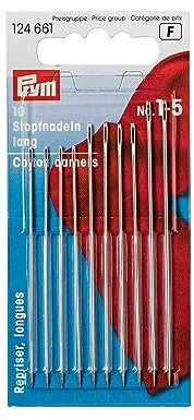 Prym 124661 Stopfnadeln lang ST 1-5 silberfarbig, Silber