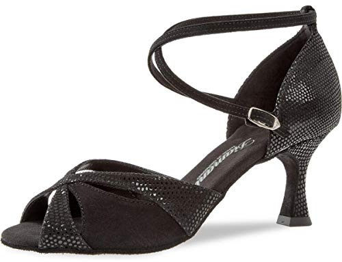 Diamant Damen Tanzschuhe 141-087-084 Standard & Latein, Schwarz (Schwarz), 35 1/3 EU (3 UK)
