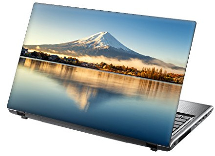 TaylorHe Skins - Autocollant en vinyle pour ordinateur portable 15 pouces avec motifs colorés et effet cuir, fabriqué en Grande-Bretagne 15.6 Montagnes lac.