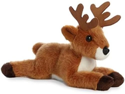 Aurora, 31307, Mini Flopsie Deer, 8in, Soft Toy, Brown