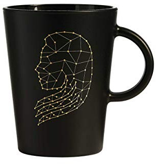Zauberwerk Tazza da caffè con piattino, 380 ml, segno zodiacale Vergine