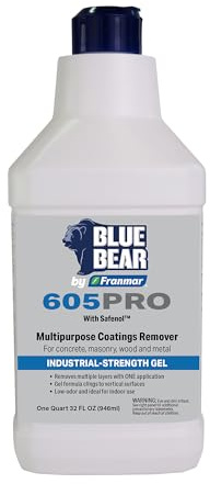 Blue Bear 605 Pro Coating Removal -Quart (32oz), with Safenol