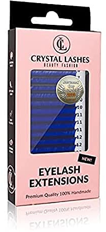 Wimpern EXTREME VOLUME CRYSTAL LASHES MIX 0.07 Mix 6-14mm D blau