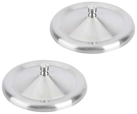 TOPBATHY 2pièces Couvercles Acier Pour De Couvercles Anti-poussière Pour Mug Et Ramequin Compatible Avec Tasses Standard Pour Boissons Chaudes Et Froides