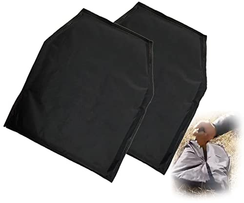 Soft stab-proof inserts, PE ultra-light lining, Suitable for quick release tactical vests, security stab suit, vest liner (Color : Black, Size : 2 Pcs)