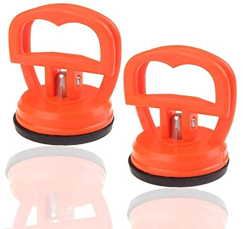 MKB 2 pcs suction cups Heavy Duty dent removal kit. MINI Suction Cup for Screen, fridge, tile Sucker lifters car dent remover Puller Heavy Duty Suction Cups Compatible with Several Technical Devices
