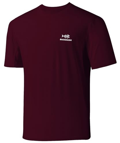 BASSDASH Fisketröja med UPF 50+, solskydd, kortärmad UV-t-shirt, L