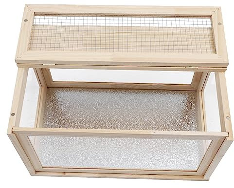 Happyyami Maison pour Hamster Cage Transparent pour Petit Animal Cachette Amusante Et Confortable pour Rongeur