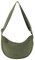 GUSXPPD Damen Cord Crossbody Bag, Halbmond Tasche Umhängetasche, Damen Halbmond Tasche Schultertasche Mit Einstellbar Schultergurt Lässige Umhängetasche aus Cord für jeden Anlass (Olivgrün)