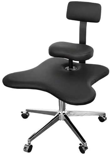 Kniestuhl Ergonomischer Sitz Meditationsstuhl, Kniender Bürostuhl, Meditationsbürostuhl, Kniestuhl mit gekreuzten Beinen, ergonomischer, höhenverstellbarer Bürohocker, für Computerarbeiter,