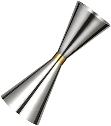 OFFSCH 1pezzi Misurino Cocktail in Acciaio Inossidabile Dosatore Da Bar Scala Graduata Interna Bicchierino Per Misurazioni Precise Strumento Da Bar Riutilizzabile