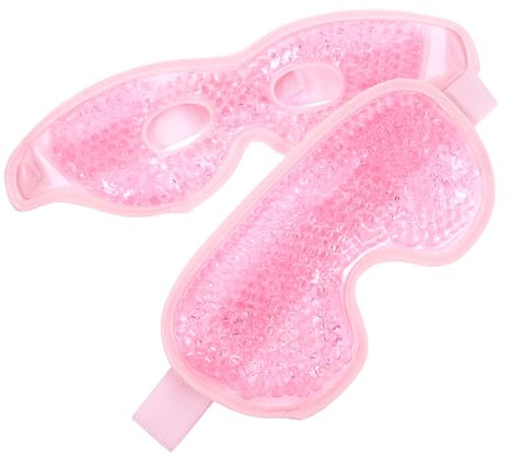 Ipetboom 2stücke Kühlende Augenmasken Mit Elastischem Band Gel-augenpads Zur Linderung Von Müdigkeit Und Schwellungen Für Entspannung Zuhause Und Unterwegs