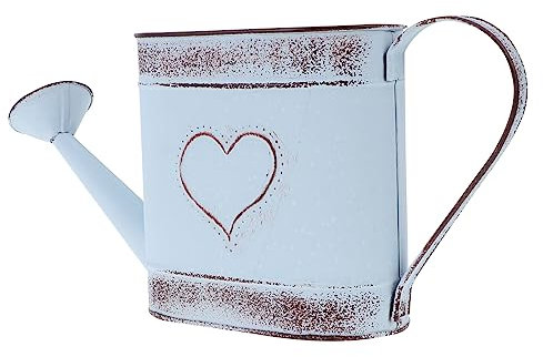 Toddmomy Annaffiatoio in Metallo Vintage Vaso Decorativo e Strumento Per Giardino Interno Ed Esterno Con Ampia Bocca Per Facile Ricarica Per Piante e Fiori Sul Desktop e Spazi Indoor Outdoo