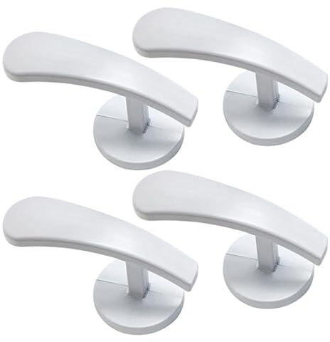 Juego de herramientas de cortinas genéricas 4x para ventanas, sujetadores de cortinas con tornillos para decoración del hogar | Ganchos de pared de drapeado - Holders de sábanas Ganchos de pared