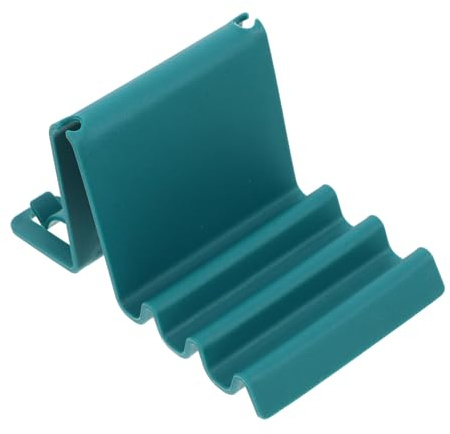 FONDOTIN Rutschfester Tablette und Handyständer aus Abs mit 3 Schlitzen für Horizontale und Vertikale Nutzung Praktisch für Schreibtisch und Zuhause