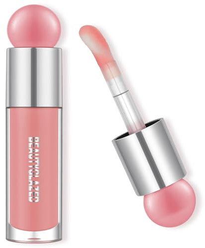 ALIIP Lipgloss, Plumping Gloss Pflegender Lipgloss, Öl Jelly Lippenstift Feuchtigkeitsspendend, Durchscheinende Farbe, Glänzender Lippenbooster, #105
