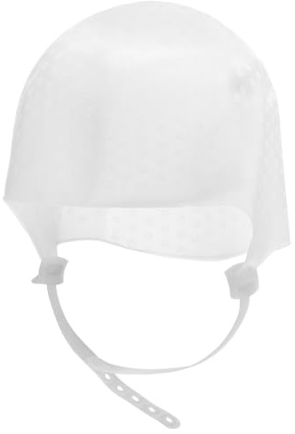 Cappucci per capelli in silicone morbido e confortevole per parrucchiere, cappuccio colorante riutilizzabile con cinturino regolabile