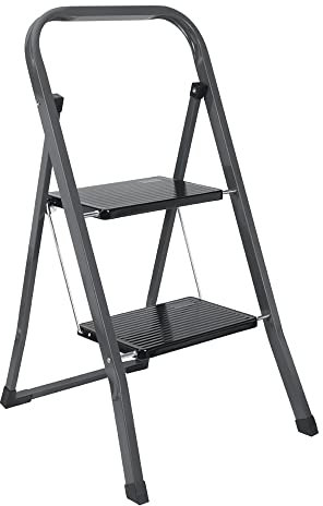 Scala pieghevole Metaltex PIRENEO a 2 gradini, singola, 47x53x83 cm