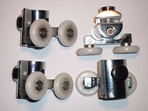Set of 4 new adjustable Shower door rollers AM45-4