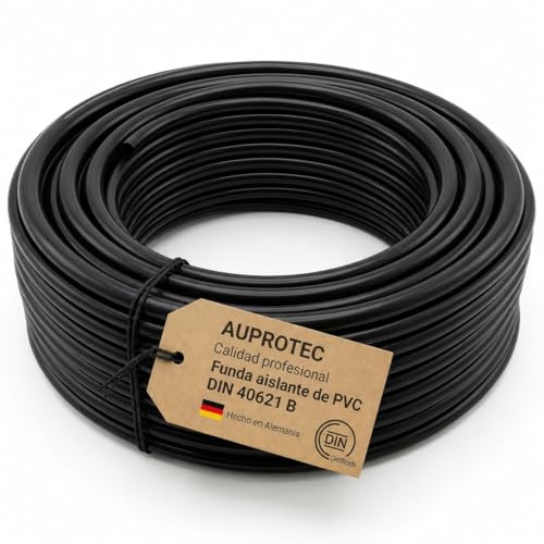AUPROTEC 5 10 20 oder 50 m Isolierschlauch PVC Kabel Schutz Schlauch Auswahl: (Ø 20 mm innen, 5m Meter)