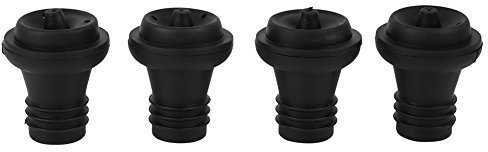 Yosoo 4 Pezzi Vino Bottiglia Tappi di Vuoto Preservatore di Tappi per Bottiglie di Vino