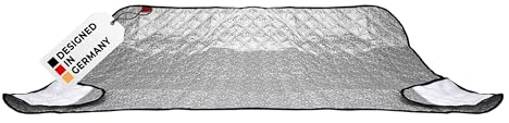 HEYNER® Windschutzscheibenabdeckung 190x95 cm magnetisch wasserbeständig | Scheibenabdeckung Frontscheibenabdeckung Winter Sommer Schnee Eis UV Staub