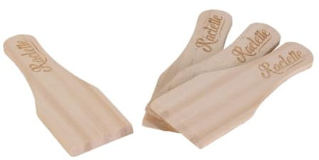 Spatule A Raclette en Bois X4