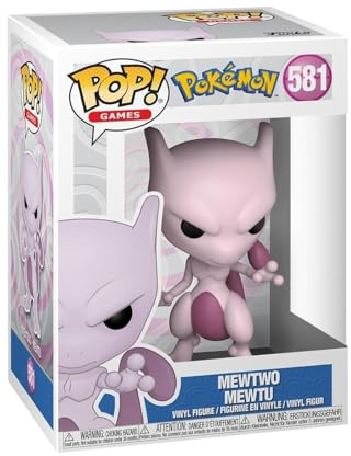 Funko POP! Games: Pokemon - Mewtwo - Collectable Vinyl Figure - Gift Idea - Official Merchandise - Toys For Kids & Adults - Model Figure for Collectors and Display