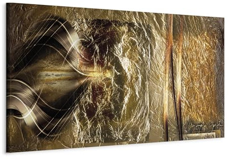 B&D XXL - Akustikbild Abstrakt Bilder Akustikschaum Hochleistungsschallabsorber Schallschutz Leinwand 1 tlg Wandbild Raumakustik Schalldämmung Textur a-A-0226-b-a