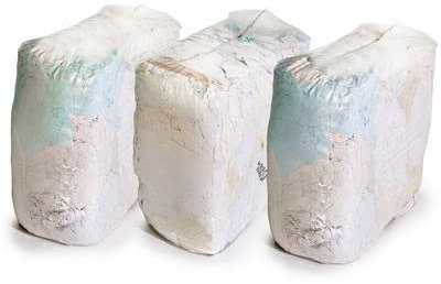 DENIOS - KB Putztücher aus Baumwollleinen, leichte Fasermischung, farbig, 3 x 10 kg Kartons