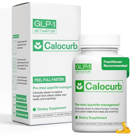 Calorie Control Supplement 6X Natural GLP-1 Support, Official & Patented Amarasate Formula, Plant Based Dietary GLP1 Supplement, Manages Appetite, Hunger & Cravings, 1 Month Average Supply, 90 Count