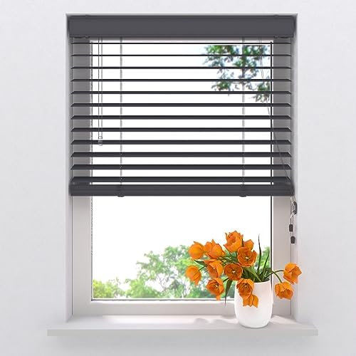 Kunststoff Jalousie Easy - 50 mm - Anthrazit - 60 x 130