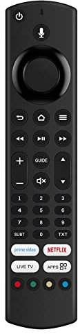 VINABTY RM-C3253 - Mando a distancia de búsqueda por voz compatible con JVC Fire TV Edition Smart 4K HDR LED TV LT-40CF890 LT-43CF890A LT-55CF890 LT-65CF890 LT-49CF890 LT-50CF890 LT-43CF890