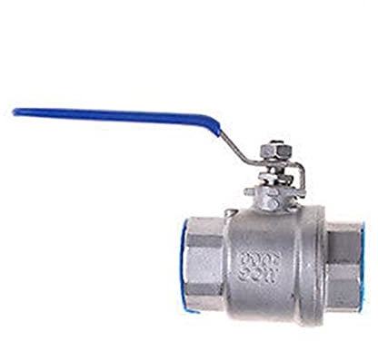 2 stücke 1/2 3/4 1 Größe weibliche volle Ports 304 Edelstahl SS201 zweiteilig Kugelhahn DN15 DN20 DN25 Zubehör für Werkzeuge (Specification : 1/2, Voltage : Stainless Steel 304)
