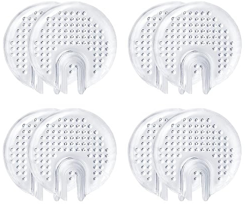WeddHuis 4 Paar Zehenschutz Flip Flop, Zehentrenner Pads, Flip Flops Anti Rutsch Silikon Pads, Silikon Geleinlagen Flip Flops und Sandalen