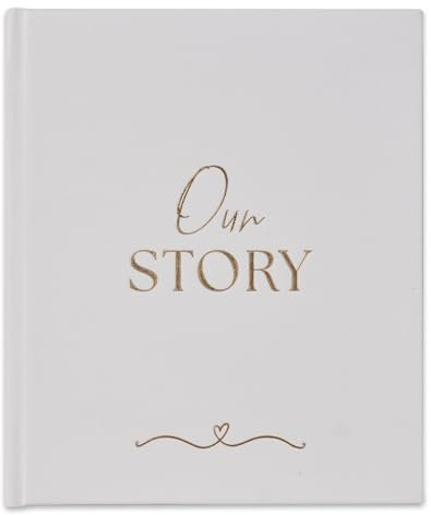 Couples Anniversary Journal – 1st to 75th Year Scrapbook & Keepsake Album | Paper Gift for Husband or Wife | Relationship Memory Book (Grey)