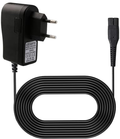 Chargeur de Remplacement 5,5 V Compatible avec Karcher Nettoyeur de Vitres WV1, WV2, WV5 et Plus, Câble d'alimentation de 1,5 M, Sécurité et Durabilité, Adaptateur Secteur pour Lave-Vitres Karcher (1)