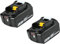 Batterie de rechange pour Makita 18 V 5,5 Ah pour radio de chantier DMR108 DMR110 DMR107 DMR112 avec batterie d'outils LED