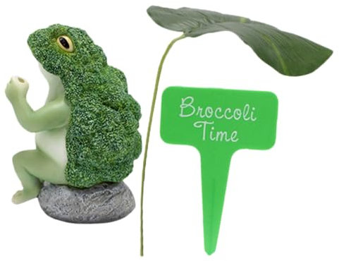 OFFSCH Dekoration Garten Frosch Statue Aus Harz Für Garten Kleine Froschfigur Für Zuhause Und Büro