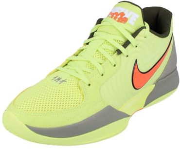 Ja 2 Basketball Shoes (FD7328-701, Light Lemon Twist/Light Army/Cargo Khaki/Total Orange) Size 9.5